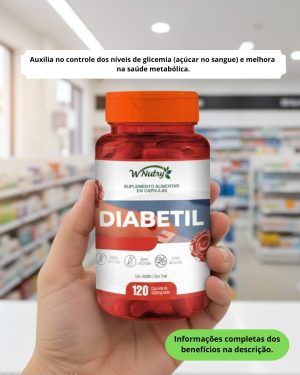 Diabetil - 120 cápsulas de 500mg