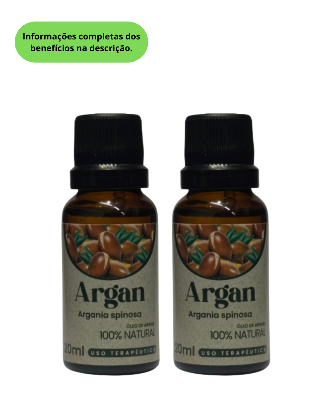 2 Óleos de Argan - 20ml cada
