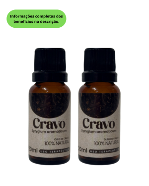 2 Óleos de Cravo - 20ml cada
