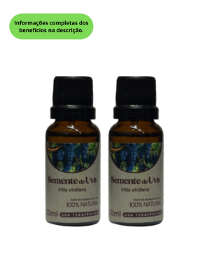 2 Óleos de Semente de Uva - 20ml cada