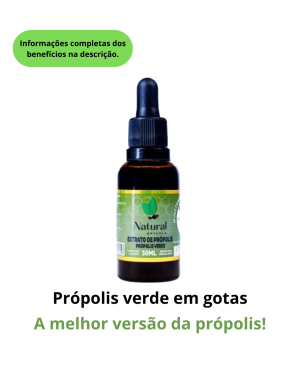 Própolis Verde em gotas Natural Apícula - 30ml