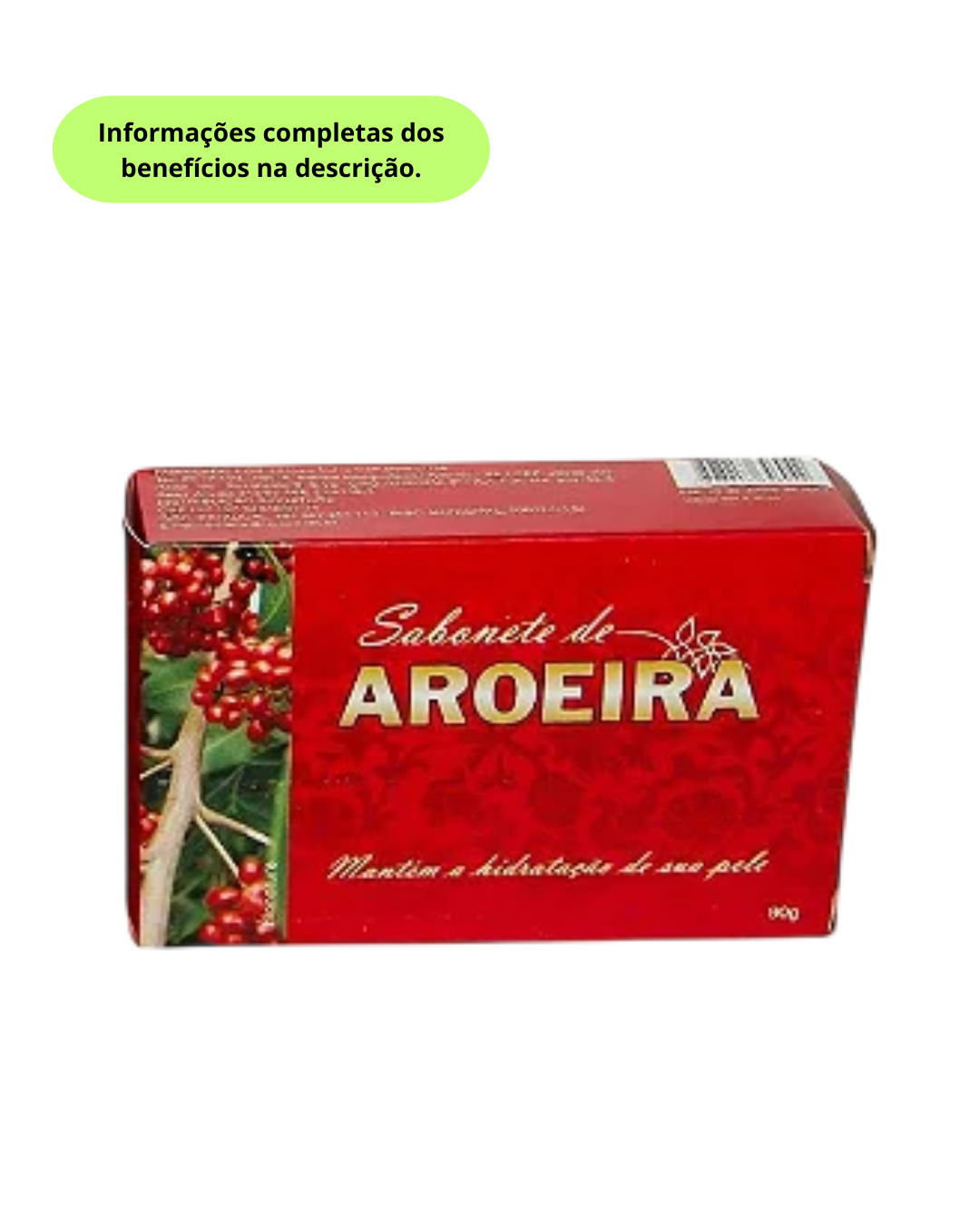 Sabonete Dermatológico de Aroeira - 90g
