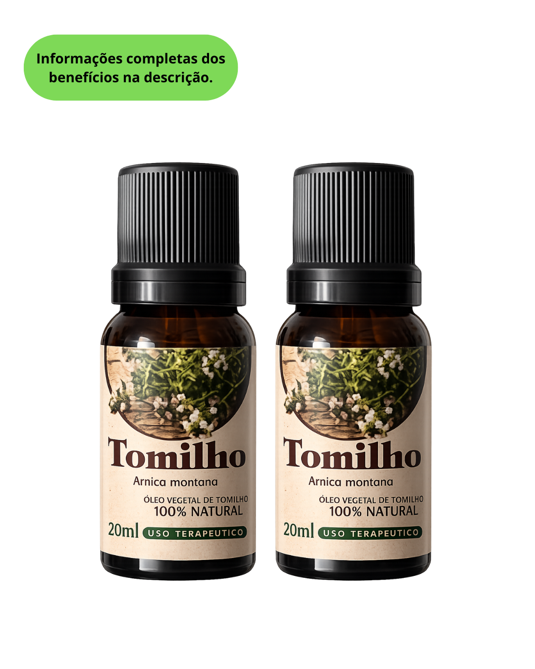 2 Óleos de Tomilho - 20ml cada