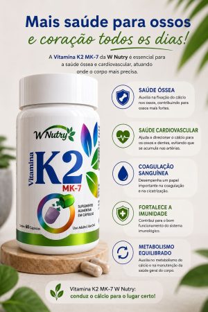 Vitamina K2 60 cápsulas de 500mg